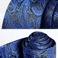 thumbnail image 4 of HISDERN Ties for Men Paisley Tie and Pocket Square Woven Classic Floral Mens Ties Handkerchief Set, 4 of 7
