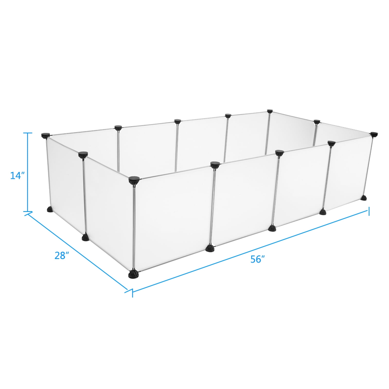 UWR-Nite Pet Playpen - Portable Plastic Dog Playpen Fence for Small Animals Puppy Cat Kitty Pet, DIY Puppy Playpen Indoor Outdoor Yard Fence Kennel Cage
