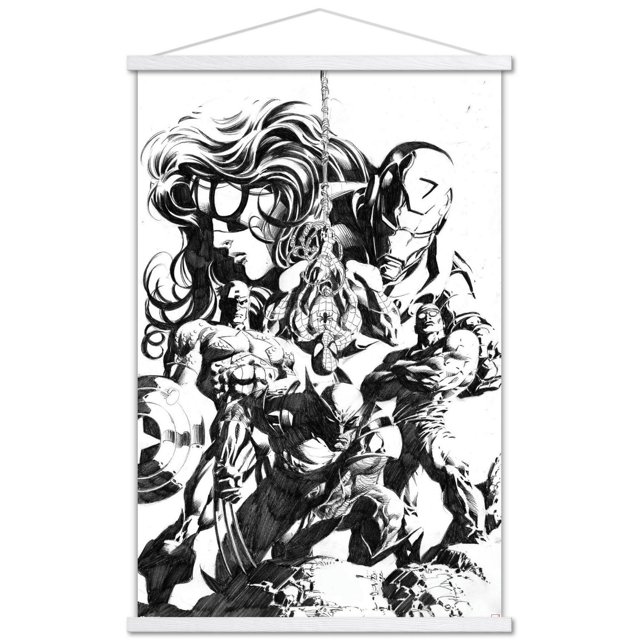 Croquis Marvel - Groupe