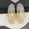 thumbnail image 7 of oqasdz Slippers for Women Summer Slip On Sandals with Hollow Toe Ring Jelly Pool Two Way Wear Versatile Openwork Sandals,White, 7 of 7