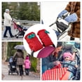 thumbnail image 4 of Mano Para Cochecito, Impermeables, A Prueba De Viento, Cálidos Para Invierno, Mitones Para Cochecito De Bebé, Bonitos Guantes Para Cochecito De Bebé Para Padres Y Cuidadores Inevent HA046557-02, 4 of 6