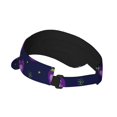 thumbnail image 3 of Easygdp Eggplant Stretchy Visor - Unisex Visor Hat for Men and Women, UPF 50 Sun Protection Visor, Ultra-Light, 3 of 8