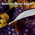 thumbnail image 4 of Grape Covers Set of 2 with Velvet Fabric and Unique Patterns for 16x16, 18x18, 20x20 Inch Throw Pillow Inserts, Throw Pillows, Throw Pillow - for Any Occasion, 4 of 6