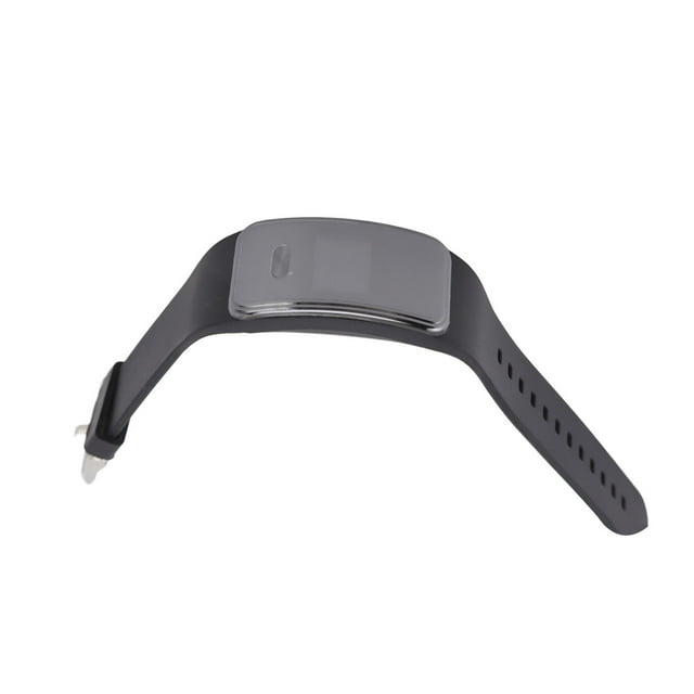 Enregistreur Vocal Montre, Enregistreur Vocal Lecture Indication LED Longue Durée de Veille IA Intelligent pour Usage Quotidien Neutre Anglais Noir 8 Go