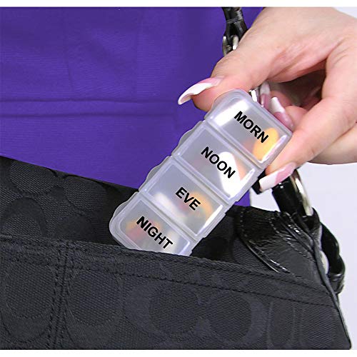 Jobar International - Pill Organizer, 31 pill holders, Rotates 360 degrees