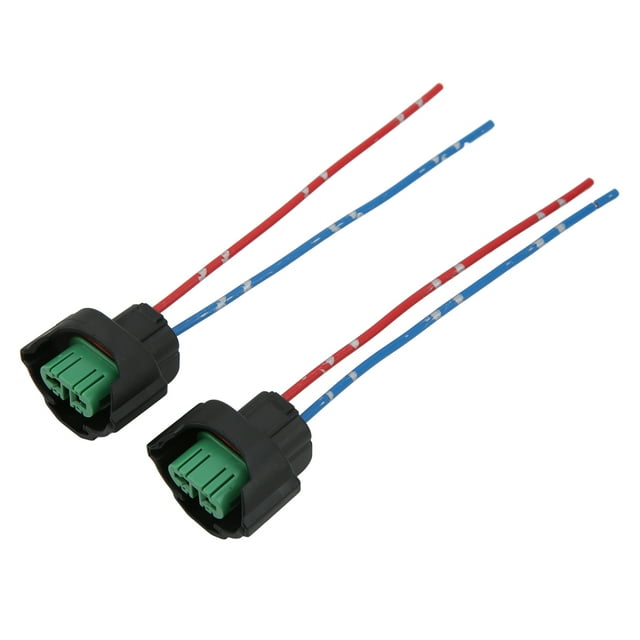 Wiring Harness Sockets, Durable H11 Female Adapter Heat Resistant High Strength Easy Installation For Fog Light For Headlight