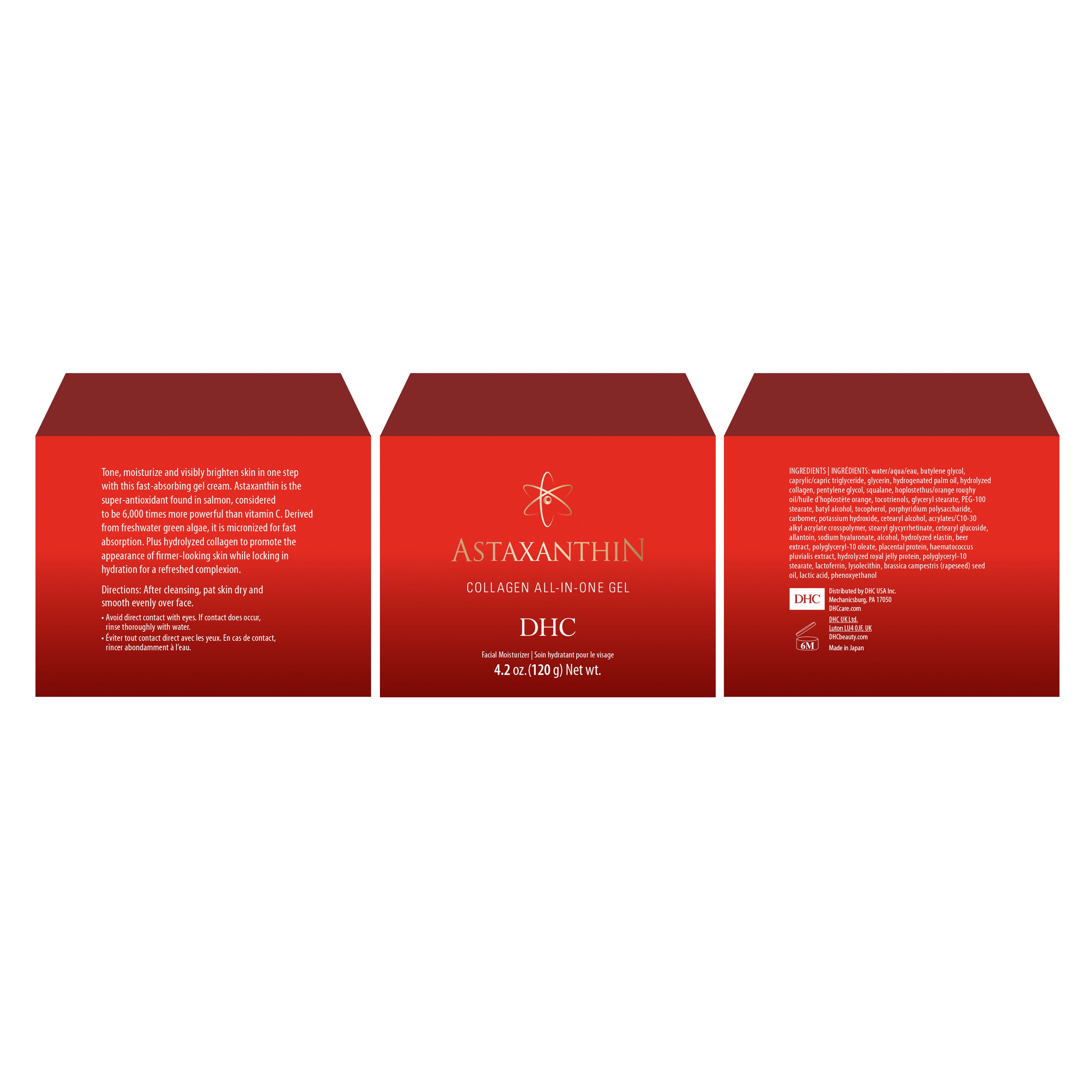Free Shipping! DHC Astaxanthin All-In-One Collagen Gel 4.2oz Free Shipping! DHC Astaxanthin All-In-One Collagen Gel 4.2oz