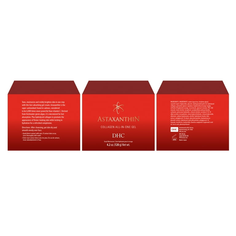 Free Shipping! DHC Astaxanthin All-In-One Collagen Gel 4.2oz