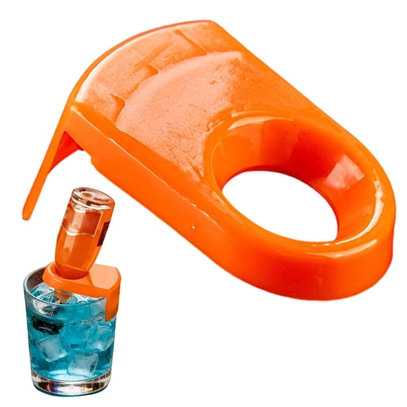 Yooci Orange Cocktail and Beer Glass Bottle Clip Drink Holder Snap for Margarita Goblet Rim Festive Bar Styling Supplies Practical Hosting Gift