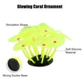 thumbnail image 4 of Unique Bargains Yellow Aquarium Simulation Coral Aquatic Plant Silicone Fluorescent Glow Fish Tank Landscape Decoration, 4 of 7