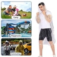 thumbnail image 3 of Family Rain Ponchos With Hoods and Secure Convenient for Adults Outdoor Disposable PE Material, 3 of 4