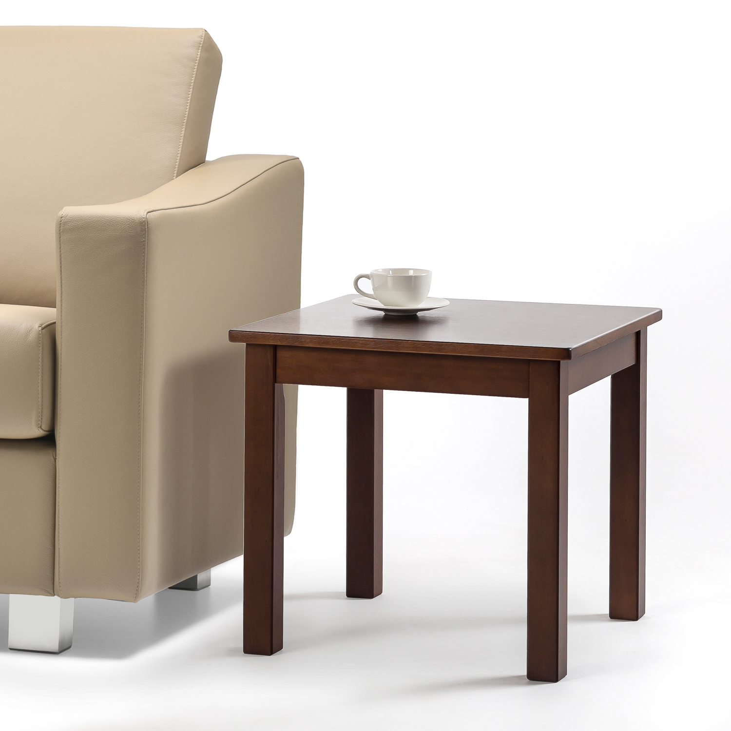 Zinus Damion Espresso Wood Side Table Walmart Com Walmart Com