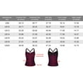thumbnail image 3 of Hilor Women's Tankini Tops Shirred Tummy Control Swimsuits Cross Back Tankini Swimwear Tops, 3 of 8
