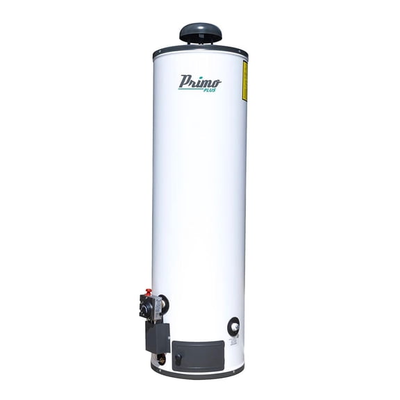Calentador de Depósito Primo Plus, IUSA, Piezoeléctrico, 80 L., Gas Natural blanco