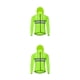 thumbnail image 3 of Eigraketly Chaqueta de ciclismo abrigo cortavientos con capucha chaleco reflectante a prueba de viento motocicleta manga larga hombre montar verde Verde L/MM EUR 2piezas, 3 of 6