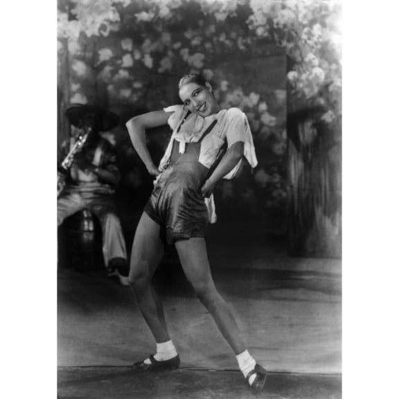 Josephine Baker At The Folies Bergere In Paris History (24 x 36)
