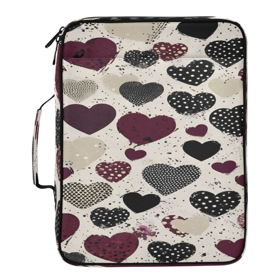 BZSMCE Red Cherry Sky Pattern Water-Resistant Filing Folder Binder Organizer Keeper 1.2 Inch 3-Ring 7-Pocket Expanding File