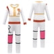 thumbnail image 2 of Nvse-Kids Girls Movie Character Jumpsuit Cosplay Bodysuit Uniform Outfits Women Costume Uniform Skirt&Pants Outfit Party Halloween Suit(White )120, 2 of 3