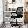 thumbnail image 4 of Costway Mid-Back Mesh Chair Height Adjustable Executive Chair w/ Lumbar Support, 4 of 10