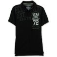 thumbnail image 1 of Polo de Rugby Ecko Unltd. Hombres est. Registro de 1972 Negro Pequeño, 1 of 1