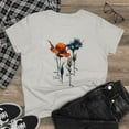 thumbnail image 4 of Wildflower Tshirt, Floral Shirt, Botanical Shirt, Flower Shirt, Nature Lover Shirt,Ladies Shirts, Womens, Owl2you, 4 of 11