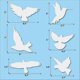 thumbnail image 2 of 2026 Window Bird Anti-Collision Stickers, Glass Door Protection and Save the Birds, Reflection, 12 Pcs, Clear, 2 of 5