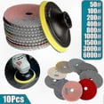 thumbnail image 1 of Diamond Polishing Pads for Wet/Dry Use on Granite, Marble, Concrete & Stone, 1 of 5