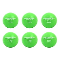PowerNet 2" Micro Weighted Hitting Batting Training Ball (6 Pack) 5.5 Oz Green