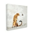thumbnail image 3 of Stupell Cheetah & Butterfly Abstract Nature Animals & Insects Painting Gallery Wrapped Canvas Print Wall Art, 3 of 7