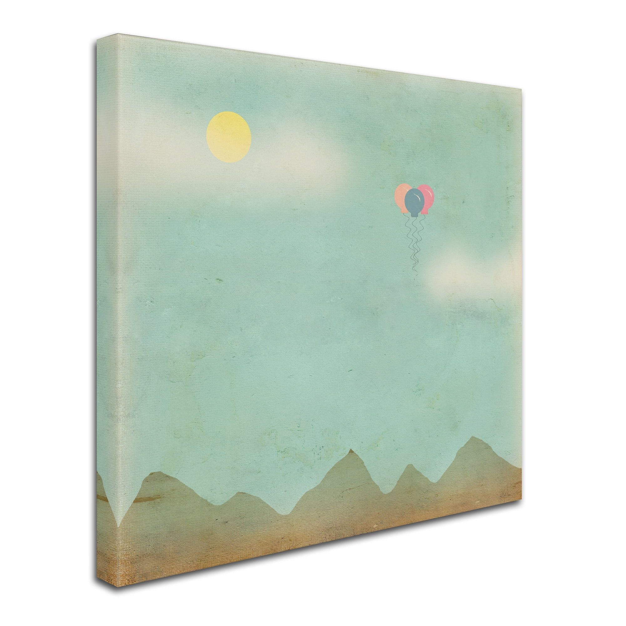 Trademark Fine Art 'Over the Mountains' Canvas Art by Tammy Kushnir