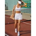 thumbnail image 6 of DOKOTOO Womens Swim Bottoms Summer Waistband Layered Swim Skirts Fashion Ruffle Swimsuit Bottoms for Women Plus Size Bathing Suit Bottoms, 6 of 11