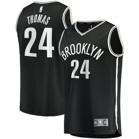 Men s Fanatics Cam Thomas Black Brooklyn Nets Fast Break Replica Jersey - Icon Edition