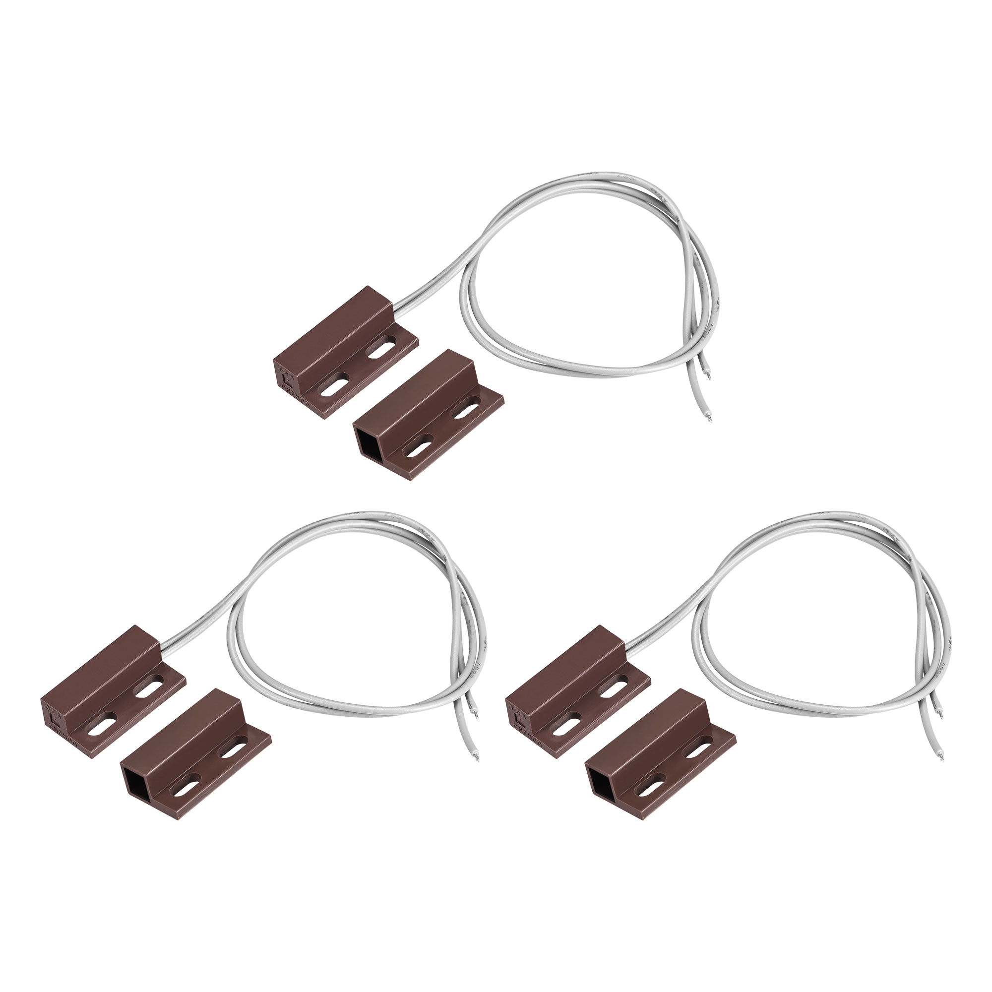 Wired Door Window Sensor Recessed Magnetic Contact... – Grandado - View #5