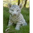 thumbnail image 6 of SITTING WHITE TIGER CUB STATUE, 6 of 6