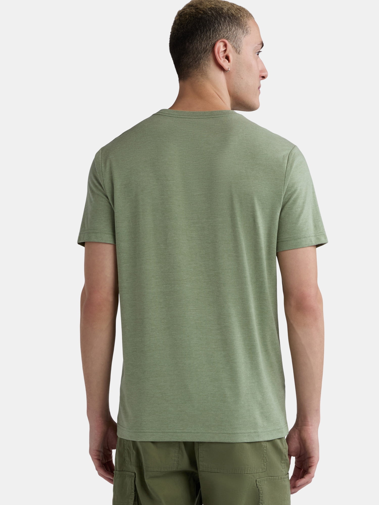 George Men's and Big Men's Classic Fit Crewneck Tee with Short Sleeves, Sizes XS-3XL