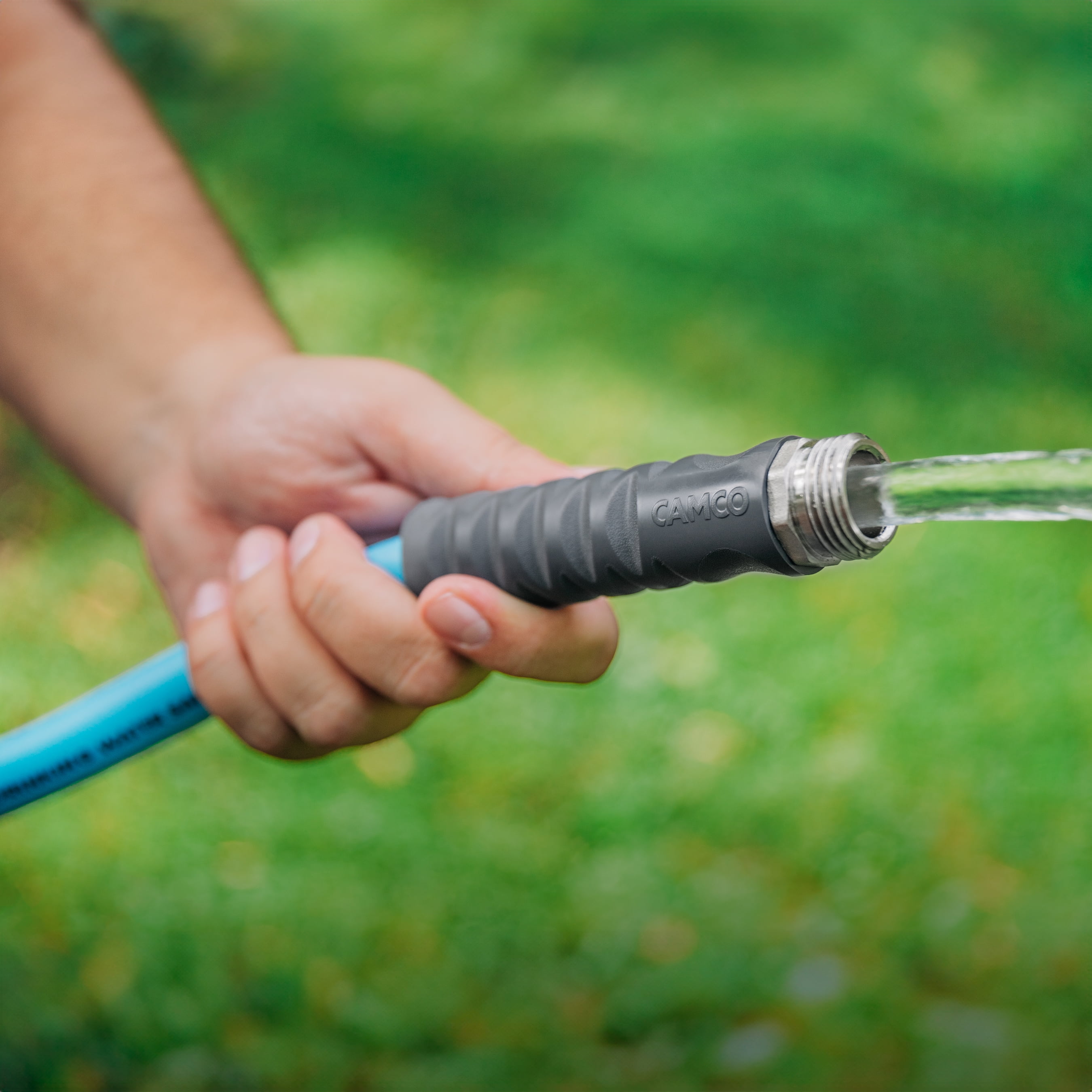 Camco EvoFlex 50-Foot Camper/RV Drinking Water Hose, Lead, BPA, and Phthalate-Free, Blue (22793)