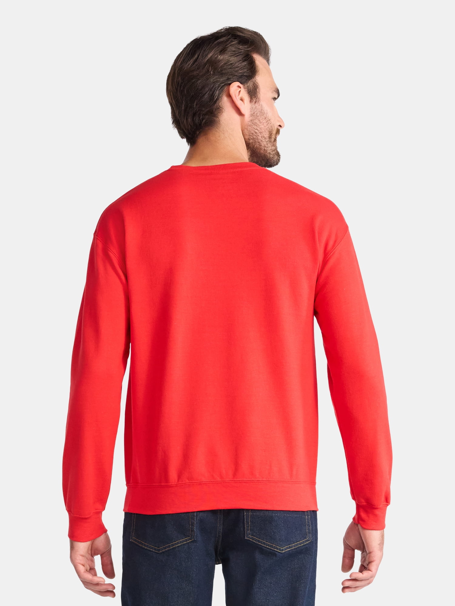 Peanuts Deck the Halls Men's and Big Men's Holiday Graphic Fleece Sweatshirt, Sizes S-3XL