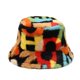 thumbnail image 1 of Sombrero tipo bucket HONGTEYA de piel sintética esponjosa para invierno para mujeres y hombres, 1 of 6