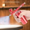 thumbnail image 4 of Mini Air Compressor Spray Gun 0.3mm Nail Compressor Air Brush Spray Gun Portable Airbrush Set Capacity Set for Paint Art Makeup Tattoo Nail Design, 4 of 9