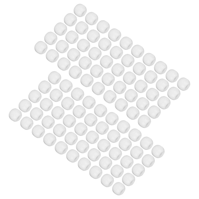 Hair Beads For Kids Girls, 100pcs Large Hole 12mm Hair Braiding Beads Plastic Dreadlocks Hair Braid Beads Hair Beads For Braids For Hair and Beard Styling
