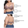 thumbnail image 2 of Sostén, Sujetador de talla grande para mujer, copas acolchadas de cobertura completa con aros Abanopi 44D, 2 of 7