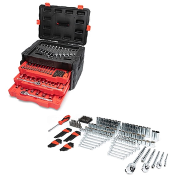 Gearwrench CTK229C 229 Piece 1/4" 3/8" & 1/2" Drive Mechanics Hand Tool Set