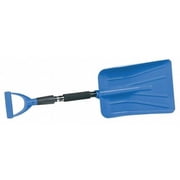 SUBZERO 17211 8.5" Plastic Snow Shovel with 30" to 37" Plastic Handle