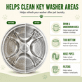 thumbnail image 4 of OrientLeaf Washing Machine Cleaner Tablets for Pet Owners, 24 Tablets, Washer Cleaner & Descaler for Pet Hair Residue & Odors, Top Load & Front Loader, 4 of 8