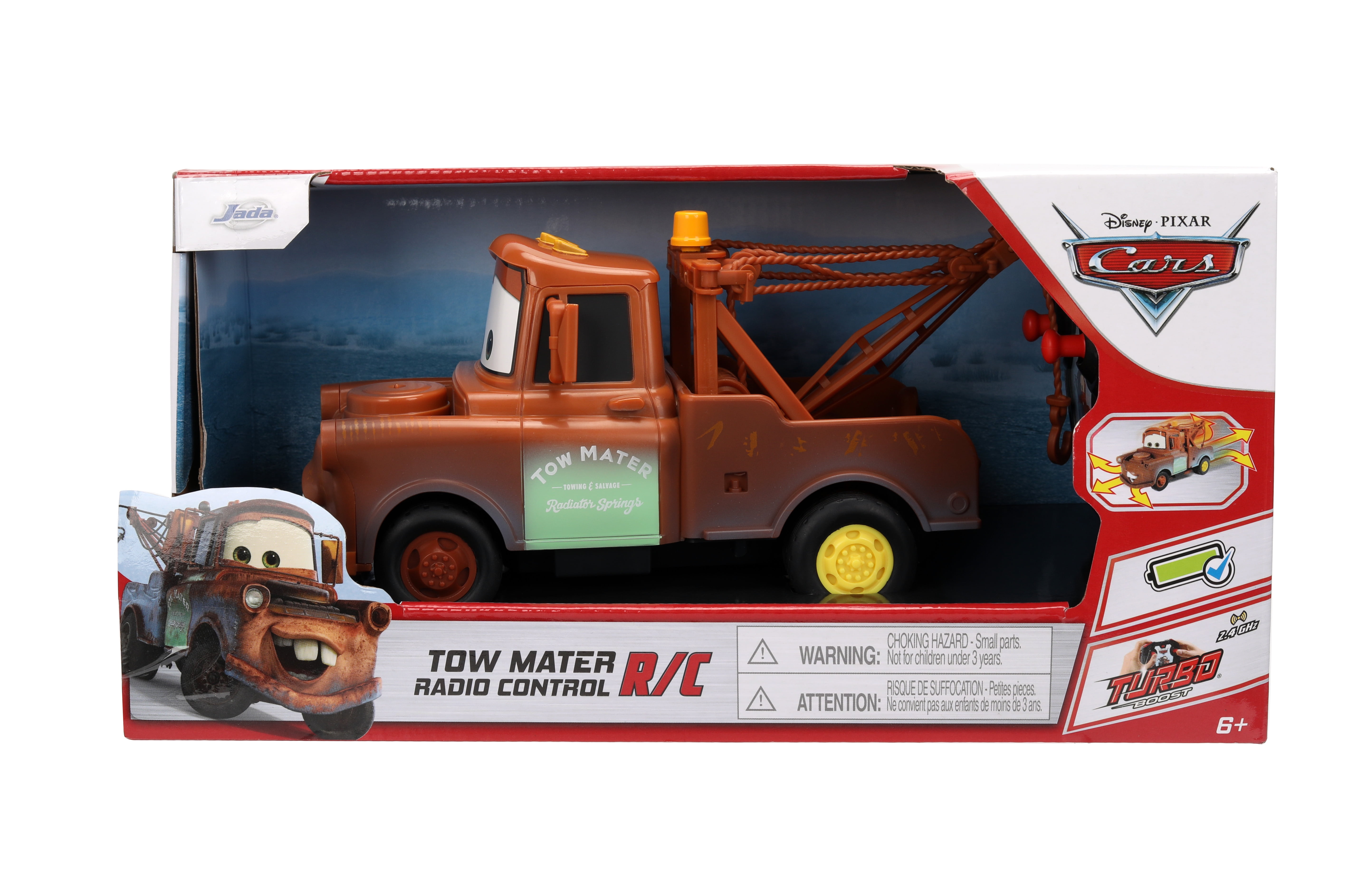 Disney - Brandclub - Jada Toys Disney Pixar Cars 1:24 Tow Mater RC