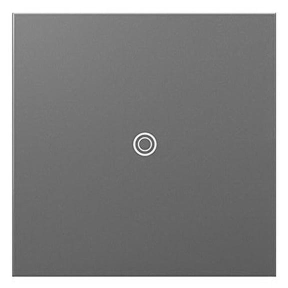 Legrand adorne Single Pole 3-Way Touch Switch in Magnesium Finish