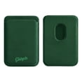 thumbnail image 1 of Cartera Wallet Alcantara Gamuza Suave Para Iphone Magsafe Gris Verde., 1 of 4
