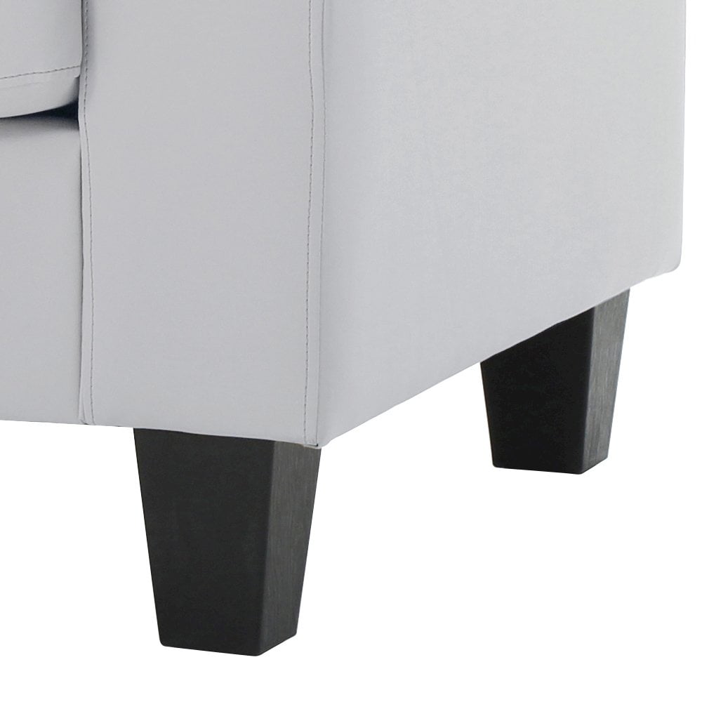 Glory Furniture Newbury Accent Chair in White Color