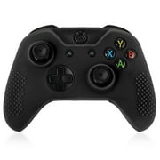 XBOX ONE / XBox One S / XBox Controller Case (Black) - Soft Silicone Gel Rubber Grip Case Protective Cover Skin for XBox One S / XBox Wireless Game Gaming Gamepad Controllers