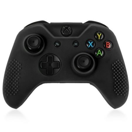 XBOX ONE / XBox One S / XBox Controller Case (Black) - Soft Silicone Gel Rubber Grip Case Protective Cover Skin for XBox One S / XBox Wireless Game Gaming Gamepad Controllers